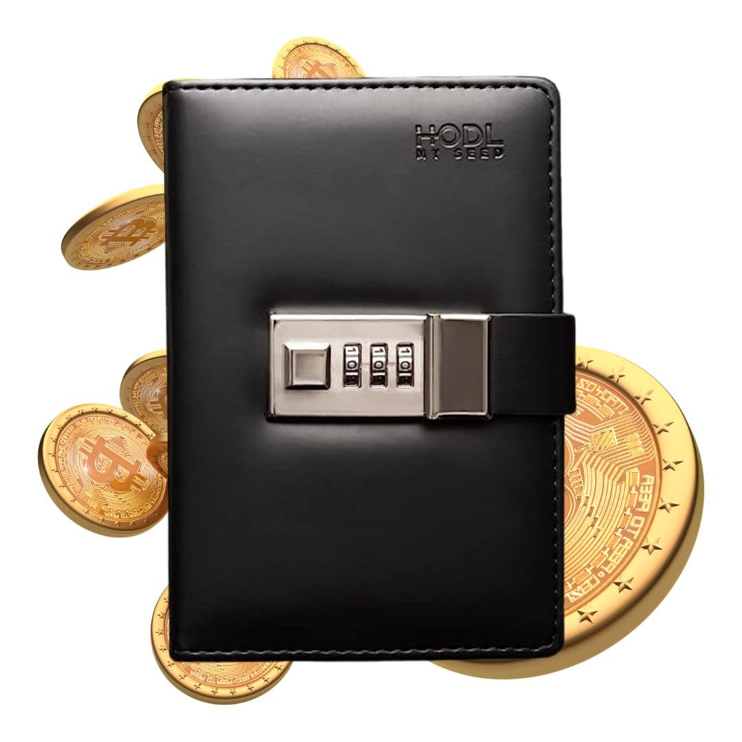 Seedbook By Hodl My Seed - The Safest And Most Convenient Way To Store Your Crypto Recovery Seed Phrases. Securely Lock Your Col