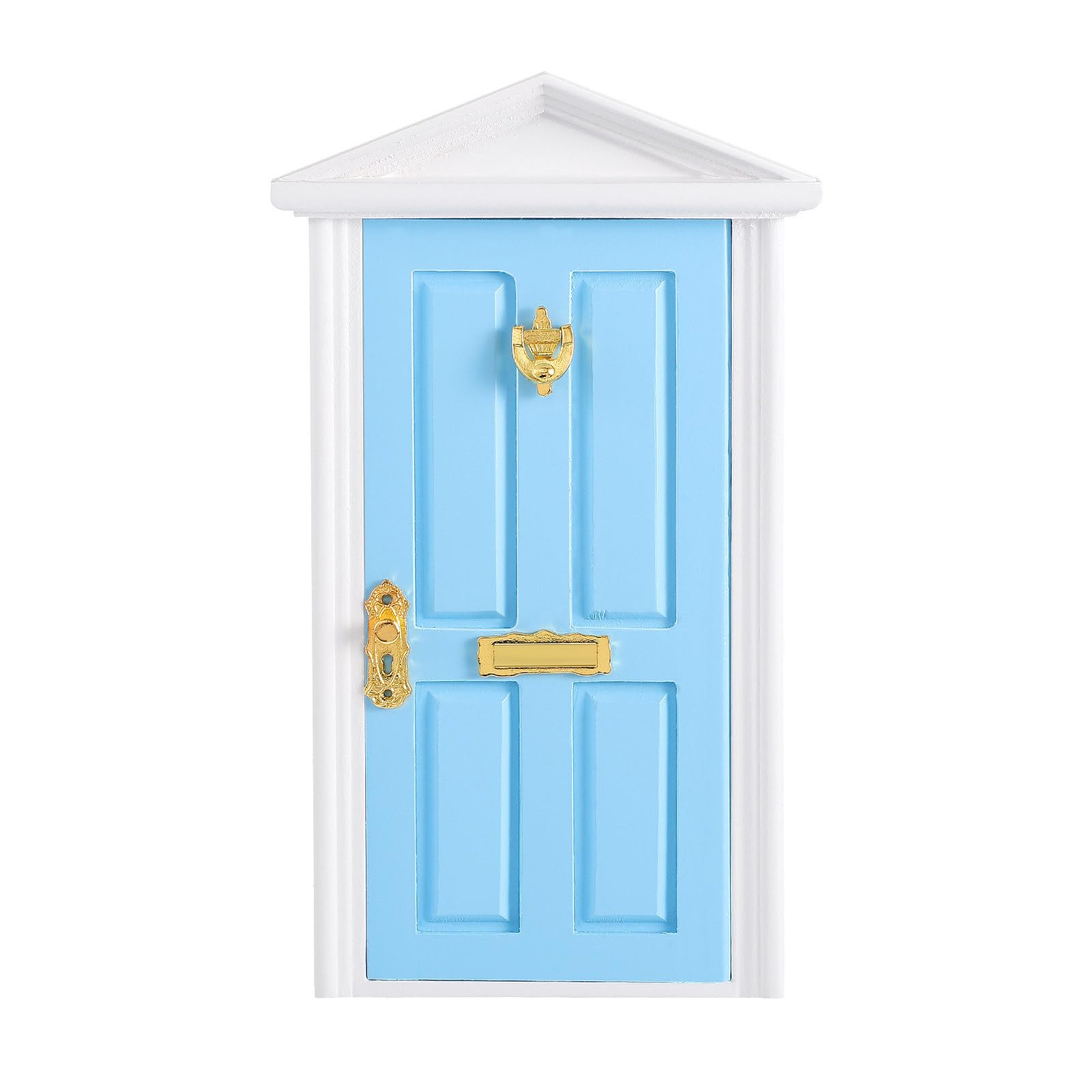 Yardwe 1pc Mini Wooden Door Miniature Wooden Door Furniture Model Fairy Door Opening with Accessories/Tooth Fairy Door for Fairy