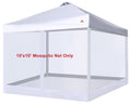 SCOCANOPY Replacement Mesh sidewall for Most 10x10 Canopy Or Gazebo,(White)