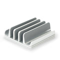 Multiple Laptop Holder Vertical - Adjustable Laptop Vertical Stand Holds 5 Devices, Fits All MacBooks Laptops Tablets and Mobile
