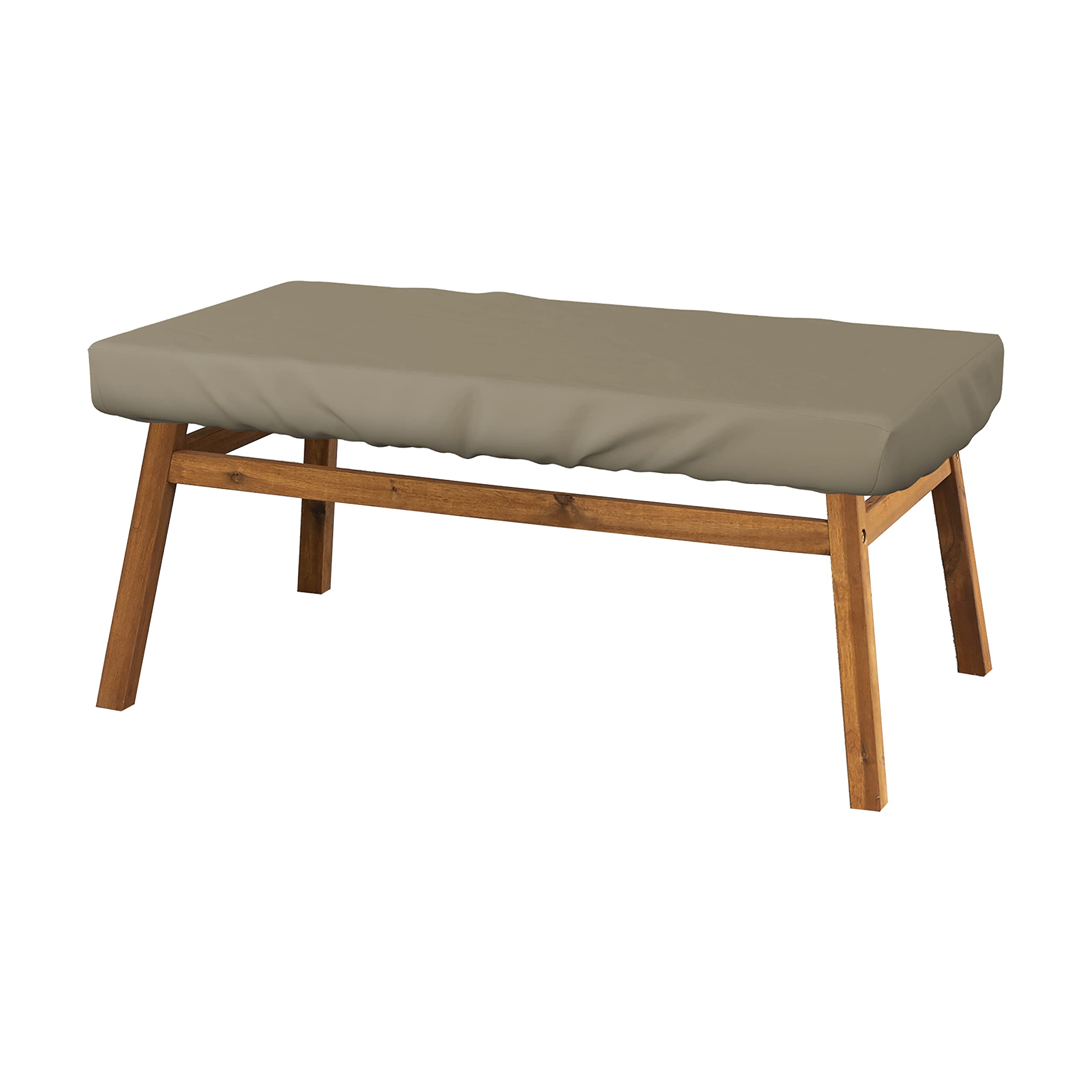 Covers & All Rectangle Table Top Cover, 12 Oz Waterproof Uv & Weather Resistant Patio Table Cover, Outdoor Table Cover For Patio Furniture (70' L X 35' W X 5' H, Beige)