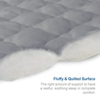 Twin Mattres Protector Pad Waterproof Quilted, Breathable & Cooling Twin Size Mattress Topper Cover Fitted For Kids With Deep Po