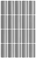 Royal Green Rectangular Silver Foil Label Stickers Craft Adhesive Rectangles 40Mm X 19Mm (1.57 Inch X 0.75) Great For Envelope S