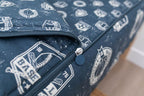 Beddy's Zipper Bedding Toddler Set - Sports Theme - Blue Polyester