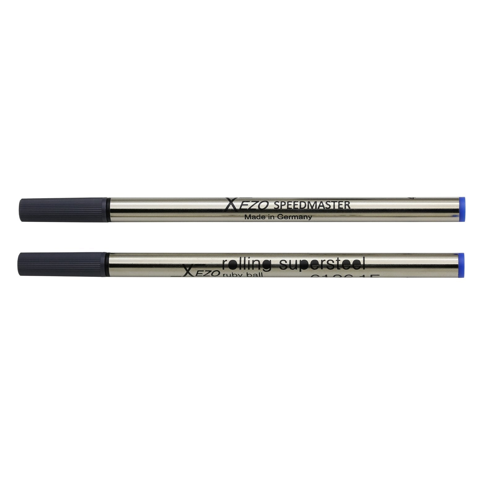 Xezo Pens Speedmaster Fine Rollerball Refills, Pack Of 2, Blue Ink (Blue 6126 Rollerball Refills)