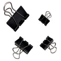 Ykimok 120Pcs Assorted Sizes Binder Clips, Metal Paper Clamps 4 Assorted Sizes, Medium, Small, X Small And Micro For Office Supp