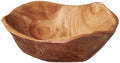 Enrico Root Wood Small Bowl,Brown, 6''