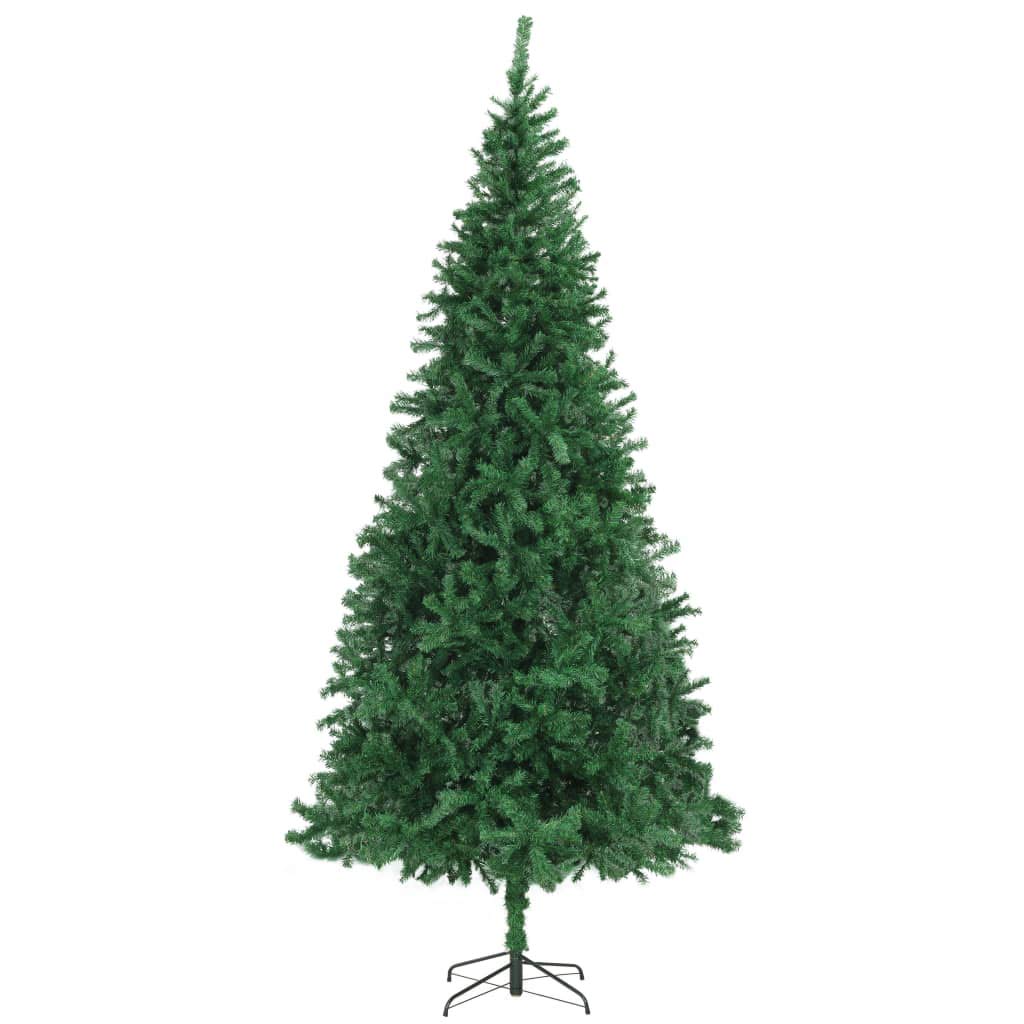 Vidaxl 10Ft Artificial Christmas Tree With Durable Pvc Branches And Steel Stand  Economical, Easy To Assemble Indoor Holiday De