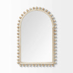 HomeRoots Arch Natural Wood Frame Wall Mirror