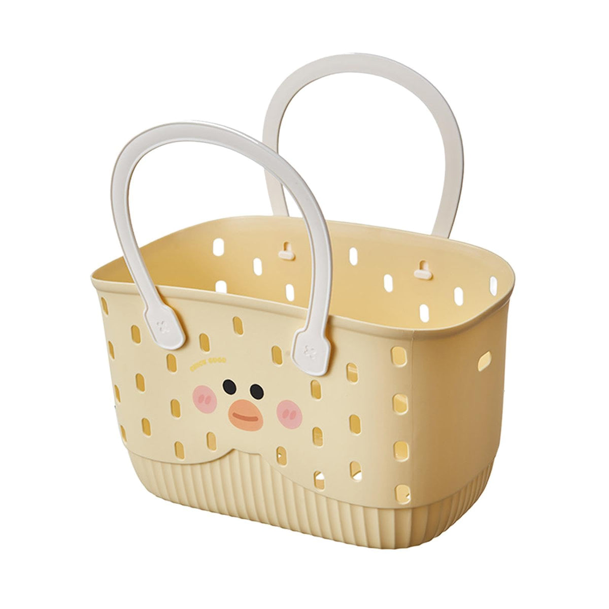 HEAVENGLOW Shower Storage Basket Large Capacity Tote Bin for Camp College Dorm Room Gym Yellow | | | Bath Caddies & Storage