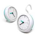 Mooas Silent Waterproof 3-in-1 Clock - Bathroom & Shower Use, Non-Ticking Battery Operated, Hanging & Indoor Outdoor, Kitchen & 
