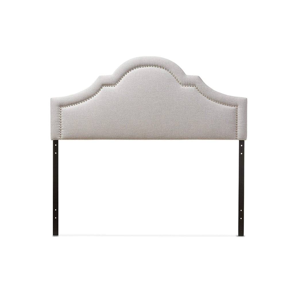 Baxton Studio Ritta Modern And Contemporary Upholstered Headboard Beige/King