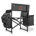PICNIC TIME Fusion Backpack Chair with Cooler Outdoor Furniture, One Size, Dark Gray with Black Accents