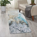 MIXEN Large Carpet Mat for Floor, Bathroom AntiSlip Medium Mat, QuickDrying Mat, Soft Runner Rug with 3D Printed Design, 160x2