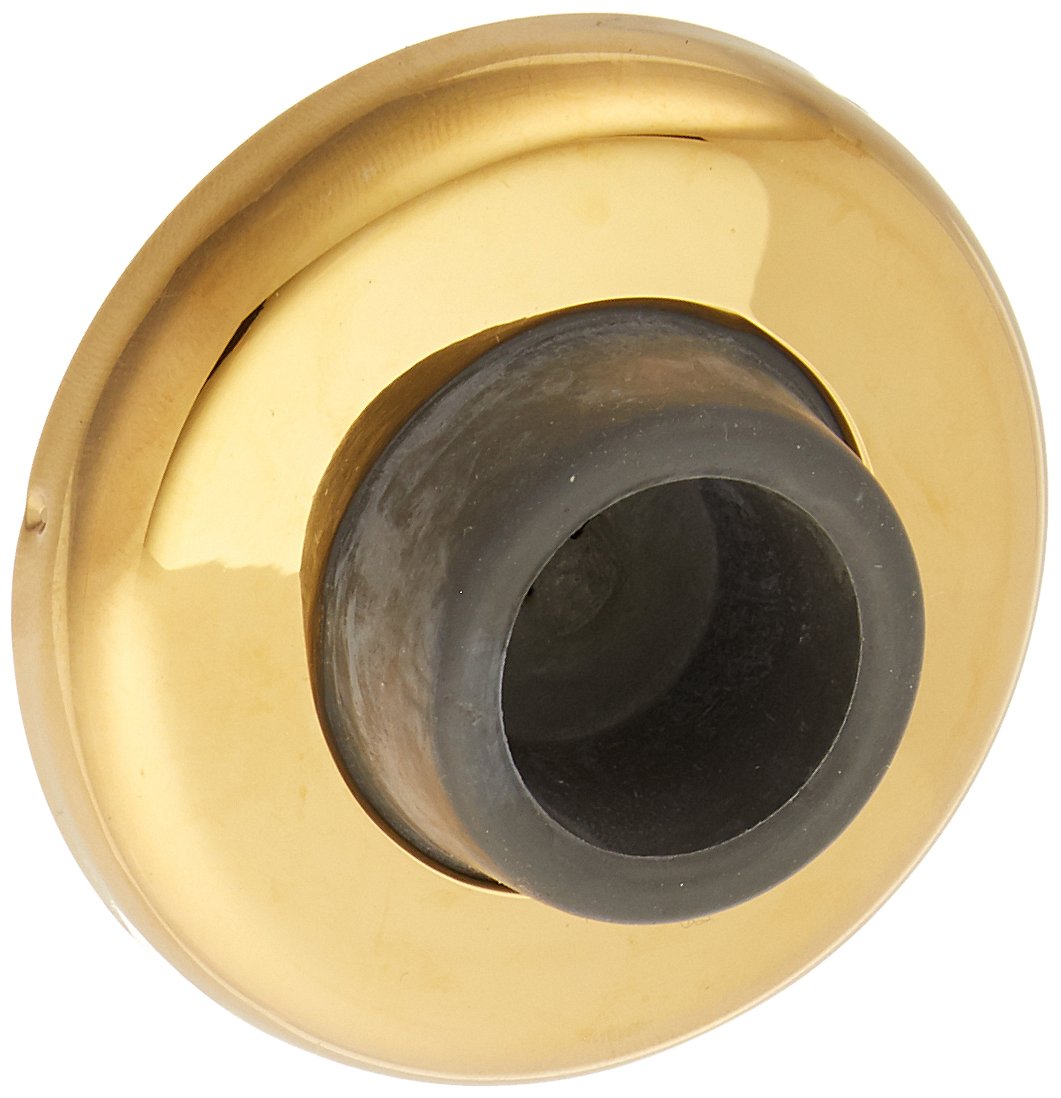 Deltana Wb250Cr003 21/2-Inch Diameter Wall Mount Concave Flush Bumper