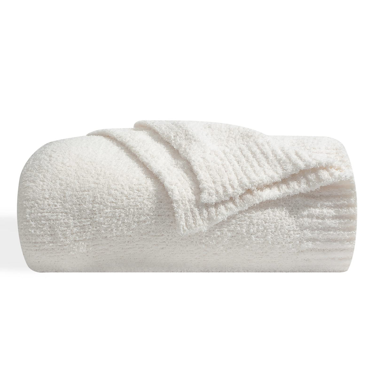Bearberry Super Soft Fluffy Throw Blanket Lightweight Cozy Warm Bed Blankets For Couch Bed Sofa All Season (Cream, 60   X80   )