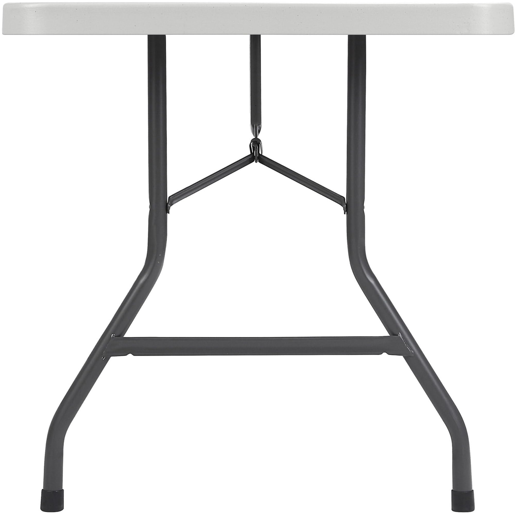 Lorell 12347 Ultra-Lite Folding Table, Platinum,Gray,Powder Coated