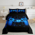 Feelyou Gamer Comforter Set Full Size Boys Gaming Bedding For Kids Teens 3 Pcs