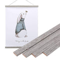 Artmag Magnetic Poster Hanger Frame, Light Wood Wooden Magnet Canvas Artwork Print Dowel Poster Hangers for 10x14 10x16 10x20 Fr
