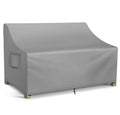 Wleafj Patio Sofa Cover Waterproof, 2-Seater Patio Loveseat Cover, Heavy Duty Outdoor Couch Cover, Outdoor Furniture Covers With Air Vent, 60’’ W X 34’’ D X 30’’ H, Grey