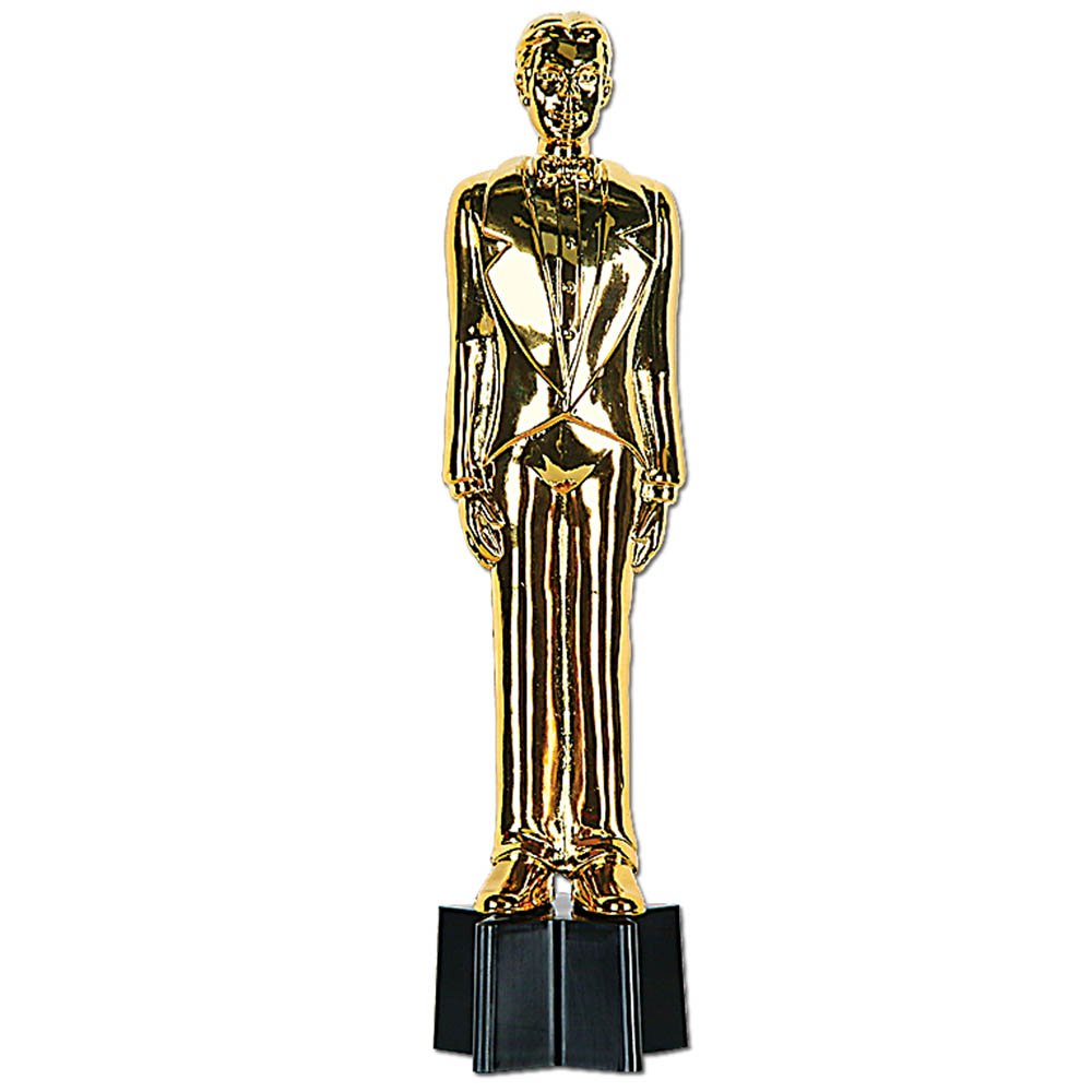 Awards Night Male Statuette Party Accessory (1 Count) (1/Pkg)