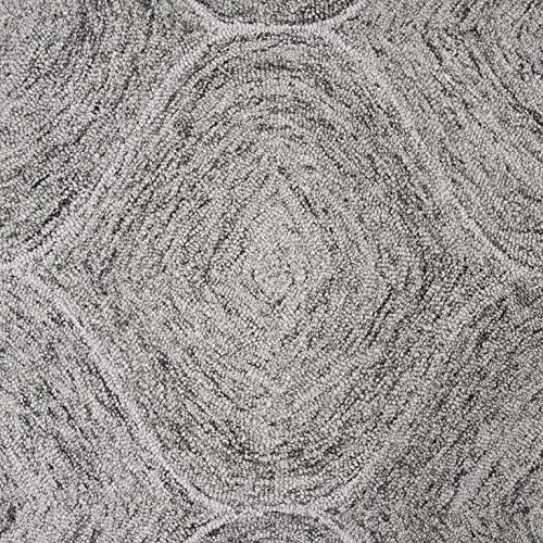 Rizzy Home Alora Decor London 3' X 5' Trellis Gray/Gray/Rust/Blue Hand-Tufted Area Rug