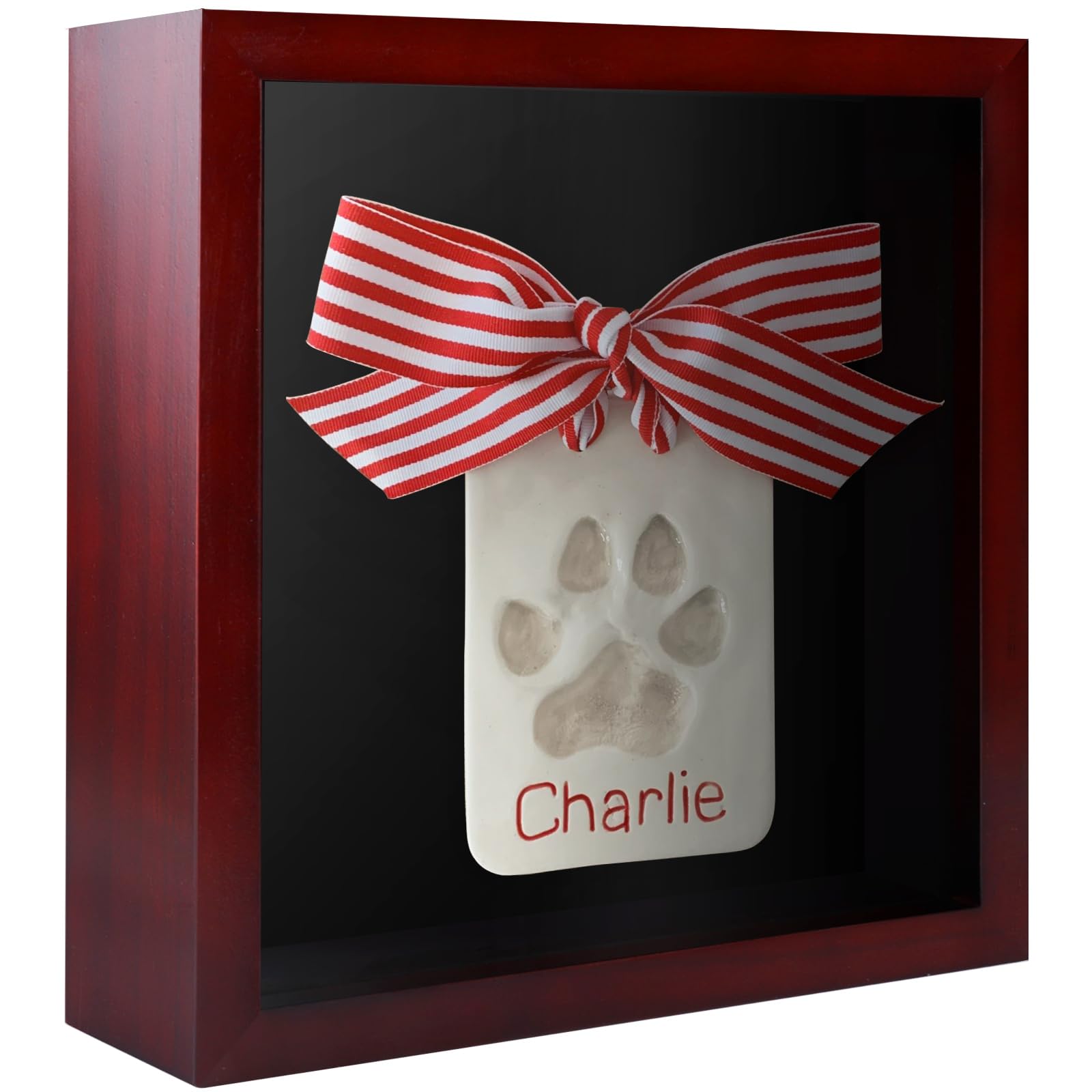 1DOT2 8x8 Shadow Box Frame with Linen Back, Pine Wood Frame with HD Glass Display Case for Wall and Tabletop 1.2    Interior Dep