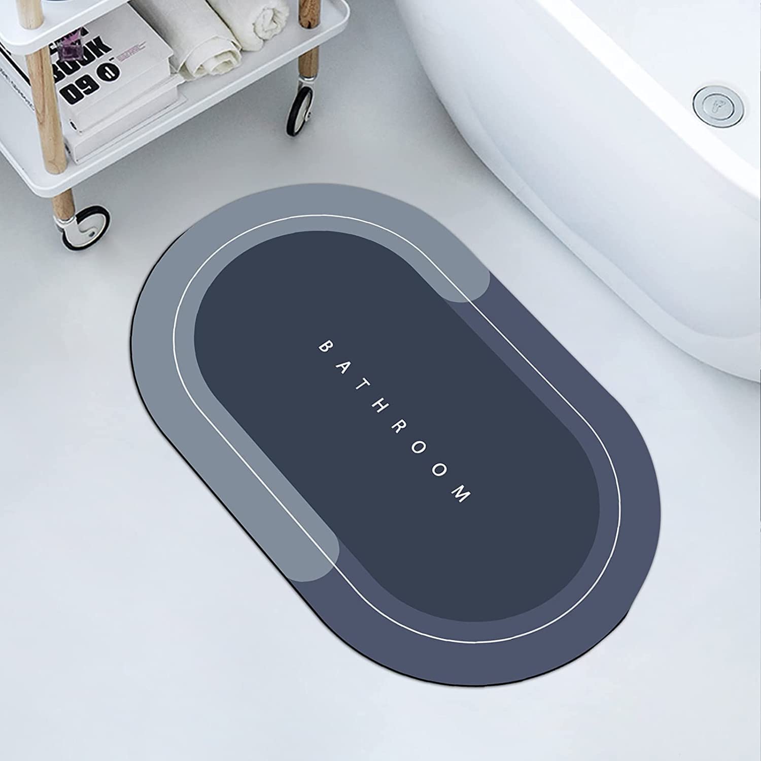 Bath Mats | Door Mats for Home | Bathroom Mat | Anti Skid Mat for Bathroom Floor Super Absorbent Soft Carpet, Quick Dry Dirt Bar