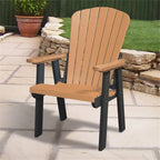 American Furniture Classics 511CBK Fan Back Chair, Cedar and Black