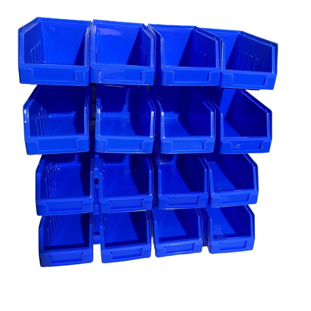 Aadvay New Wall Mounted Panels (LP1) with different Size Supra Bins Grid for multi Purposes Storage Solutions 457mm x 457mm GRID
