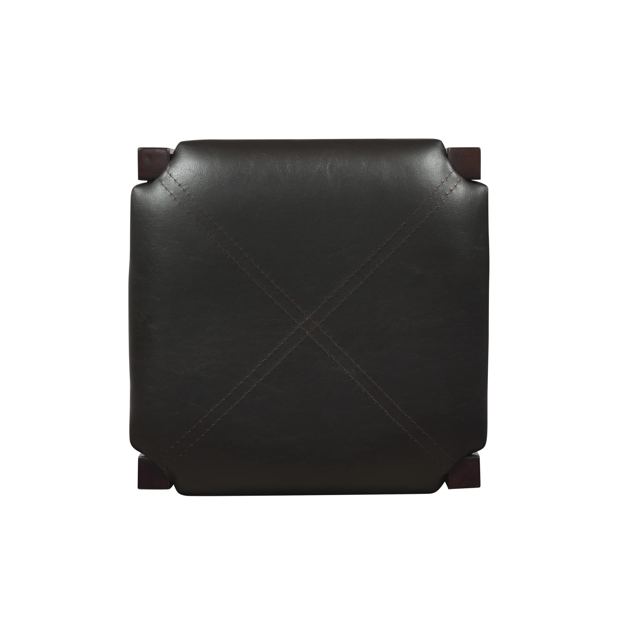 Lancer Backless Counter Stools, Espresso - Set Of Two