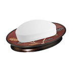 Popular Bath Aubury, Soap Dish, Burgundy