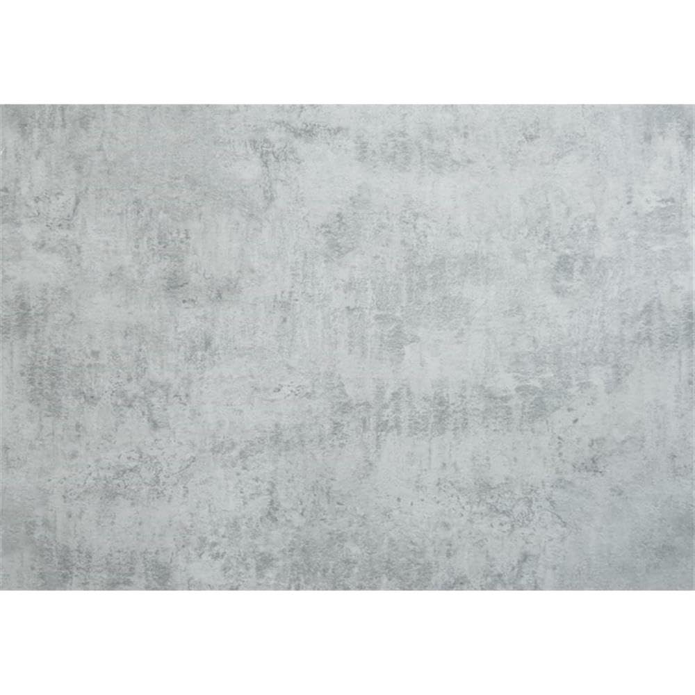 Monarch Specialties Coffee Table-Grey Cement With Chrome Metal