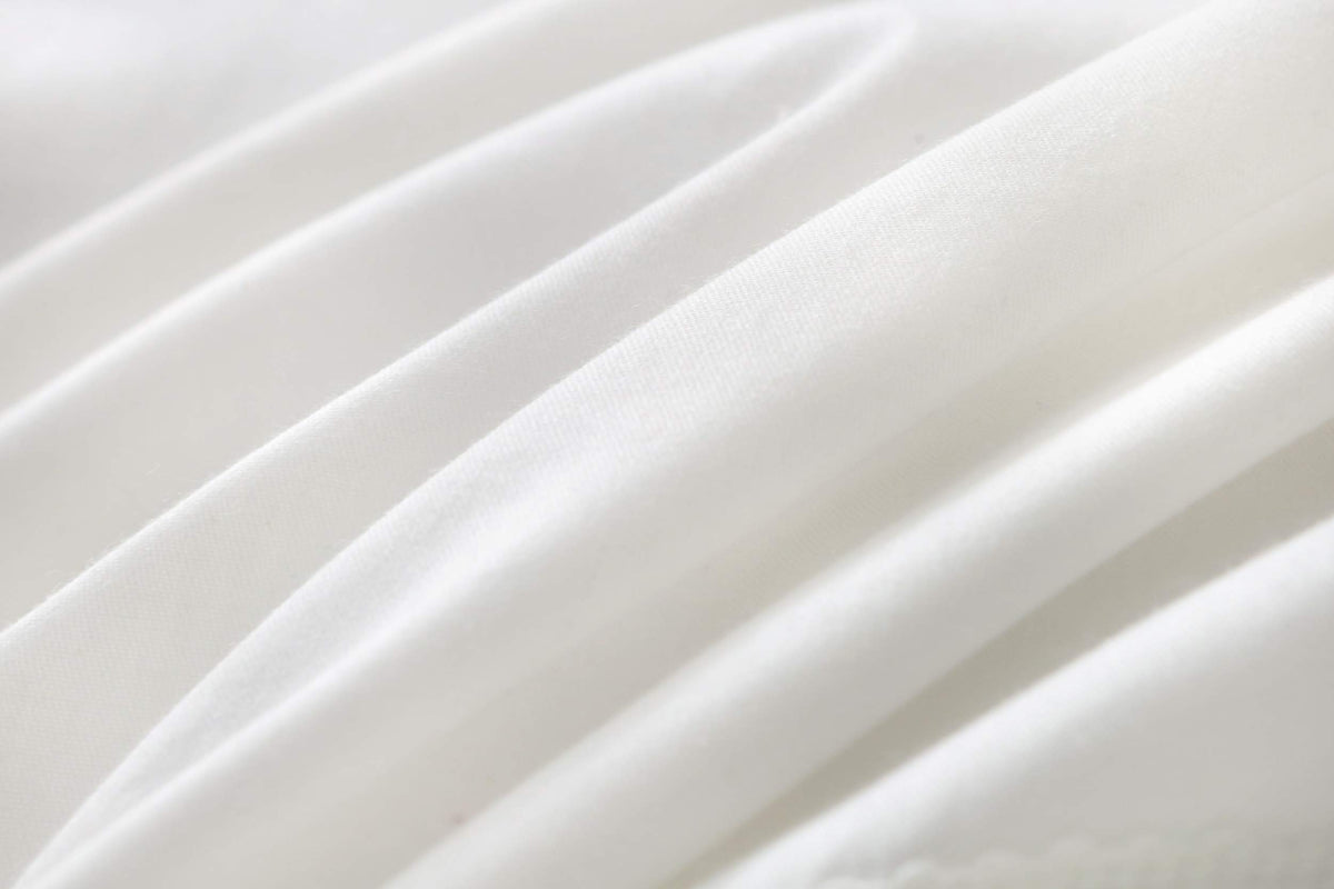 F.Y.Dreams Weighted Blanket Duvet Cover 60X80 Inches With 8 Ties,Zipper On Long Side/100% Cotton, Off-White/Just Duvet Cover