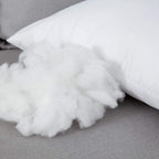 MIULEE Throw Pillow Insert 12x20 Inch Polyester White Decorative Cushion Stuffer for Couch Sofa Bed