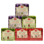 Lavender Patchouli Rose Incense Cones & Holder Bundle Variety Pack From Hem Trumiri Insense Insence