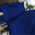 Elegant Comfort 4 Piece 1500 Thread Count Luxury Silky Soft Egyptian Quality Coziest Sheet Set, Queen, Royal Blue