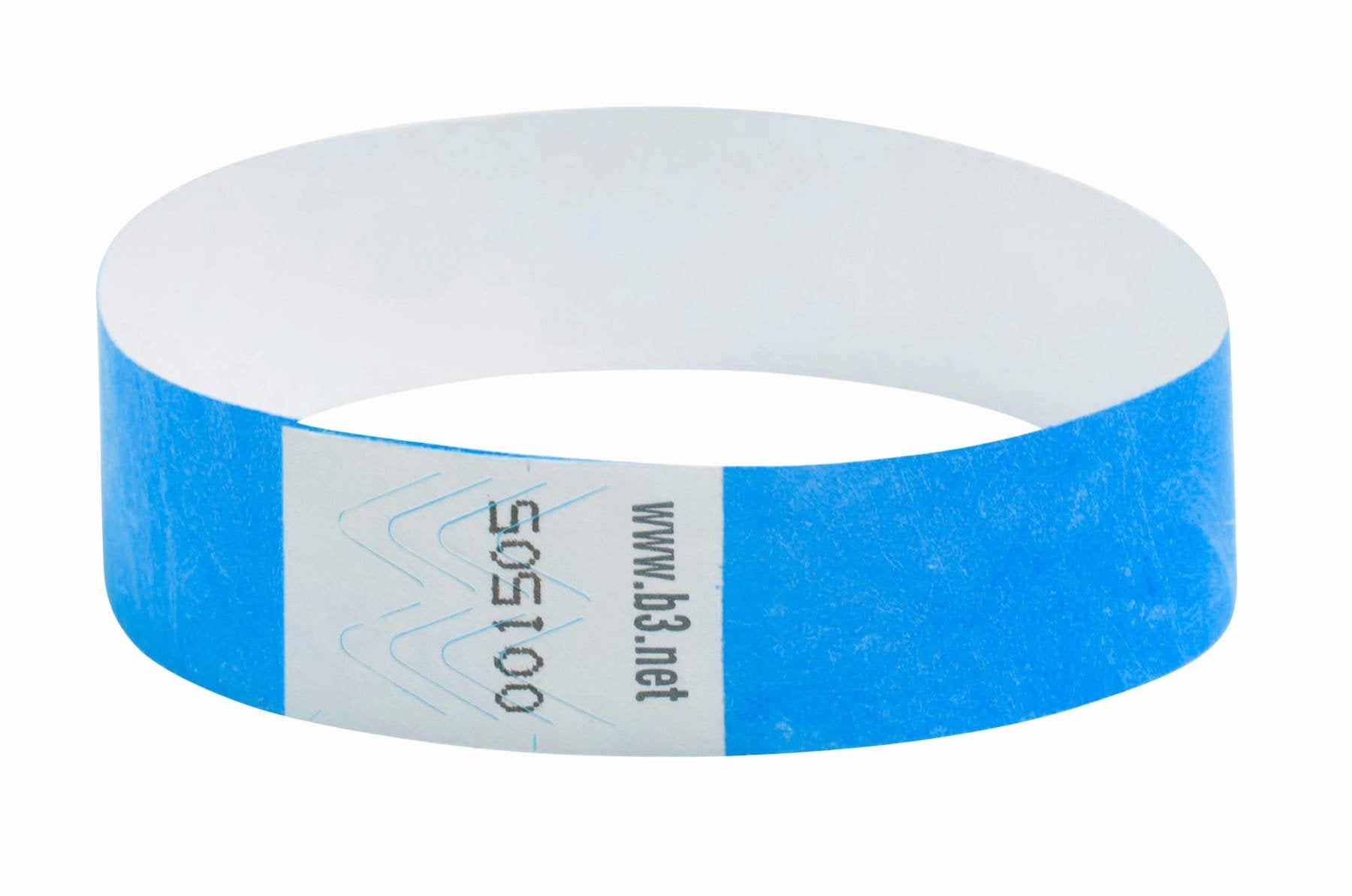 Sicurix Sequentially Numbered Security Wristbands 100 Pack Blue (Pack Of 3) (85030)