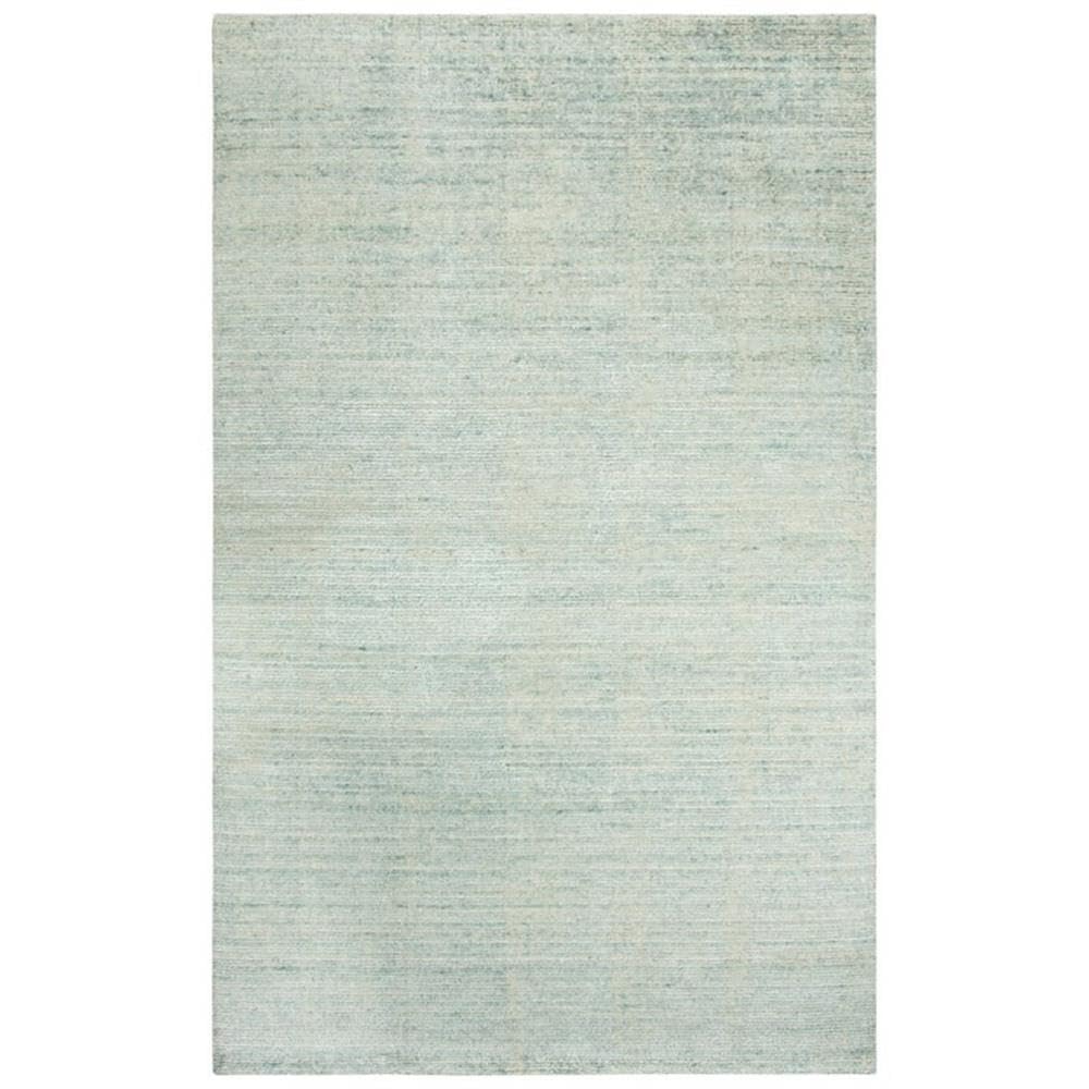 Rizzy Home Alora Decor Demure 8' X 10' Solid Aqua/Aqua Hand-Loomed Area Rug