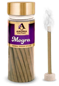The Aroma Factory Mogra Dhoop Batti Sticks, Long Lasting Fragrance for Home Meditation, Natural & Herbal Dhoop for Pooja with Dh