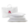 Marriott Feather & Down Pillow - Luxury Hotel Bedding - Dual Chamber - King 2 Pack