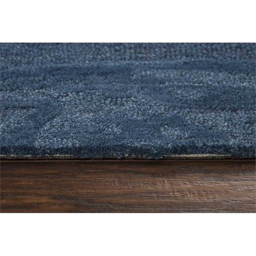 Rizzy Home Alora Decor Emerson 8' X 10' Abstract Blue/Gray/Rust/Blue Hand-Tufted Area Rug