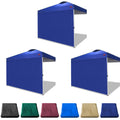 Jancanopy Sidewall For 10X10 Canopy Frame, 3 Pack Navy Blue Sunwall Only, (With Zippers)