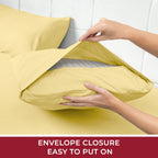 Mellanni Queen Sheets Set - 4 Pc Iconic Collection Bedding - Hotel Luxury, Extra Soft, Cooling Bed Sheets - Wrinkle, Fade, Stain