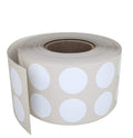 Royal Green White Round Dot Label 13Mm 0.50 Inch - Dots In A Roll For Inventory Stickers Labels - 1080 Pack