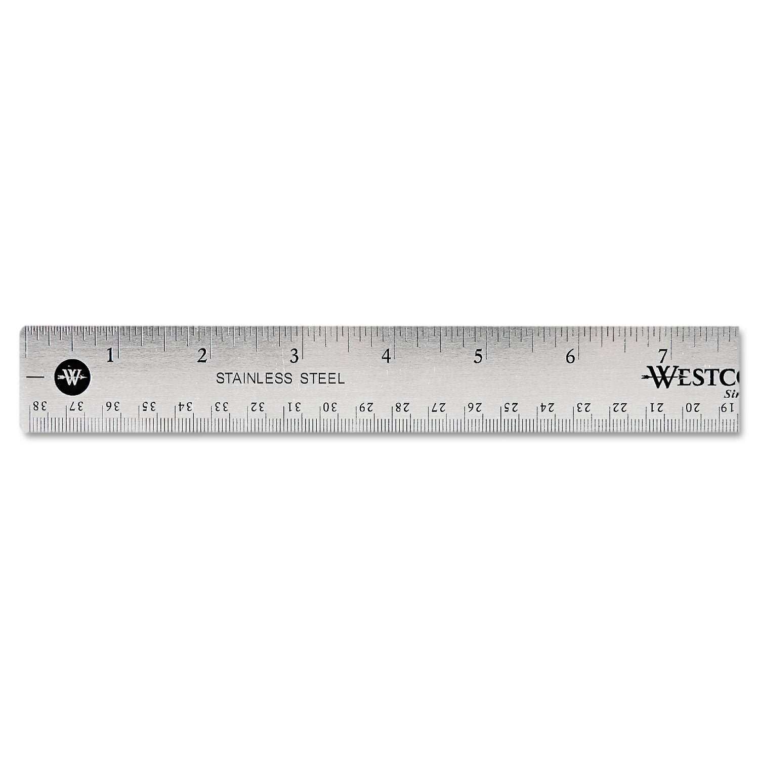 Westcott Stainless Steel Ruler, 15-Inch (10416)
