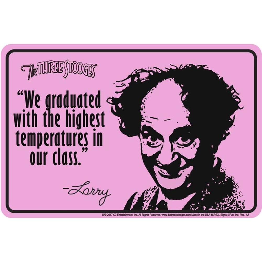 Signs 4 Fun SPS3L 3 Stooges Larry Small Parking Sign