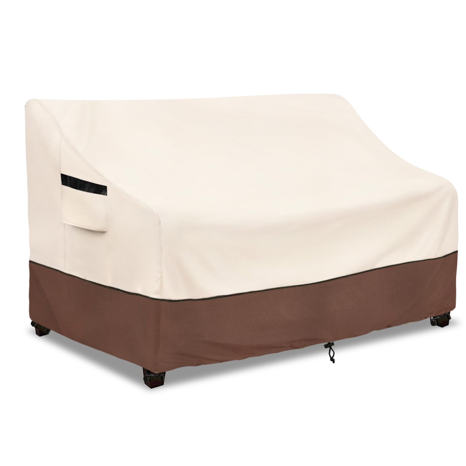 LSongSKY Patio 3-Seater Sofa Cover,Outdoor Couch Cover Fits up to 79W x 37D x 35H Inches,100% Waterproof Heavy Duty Patio Furnit