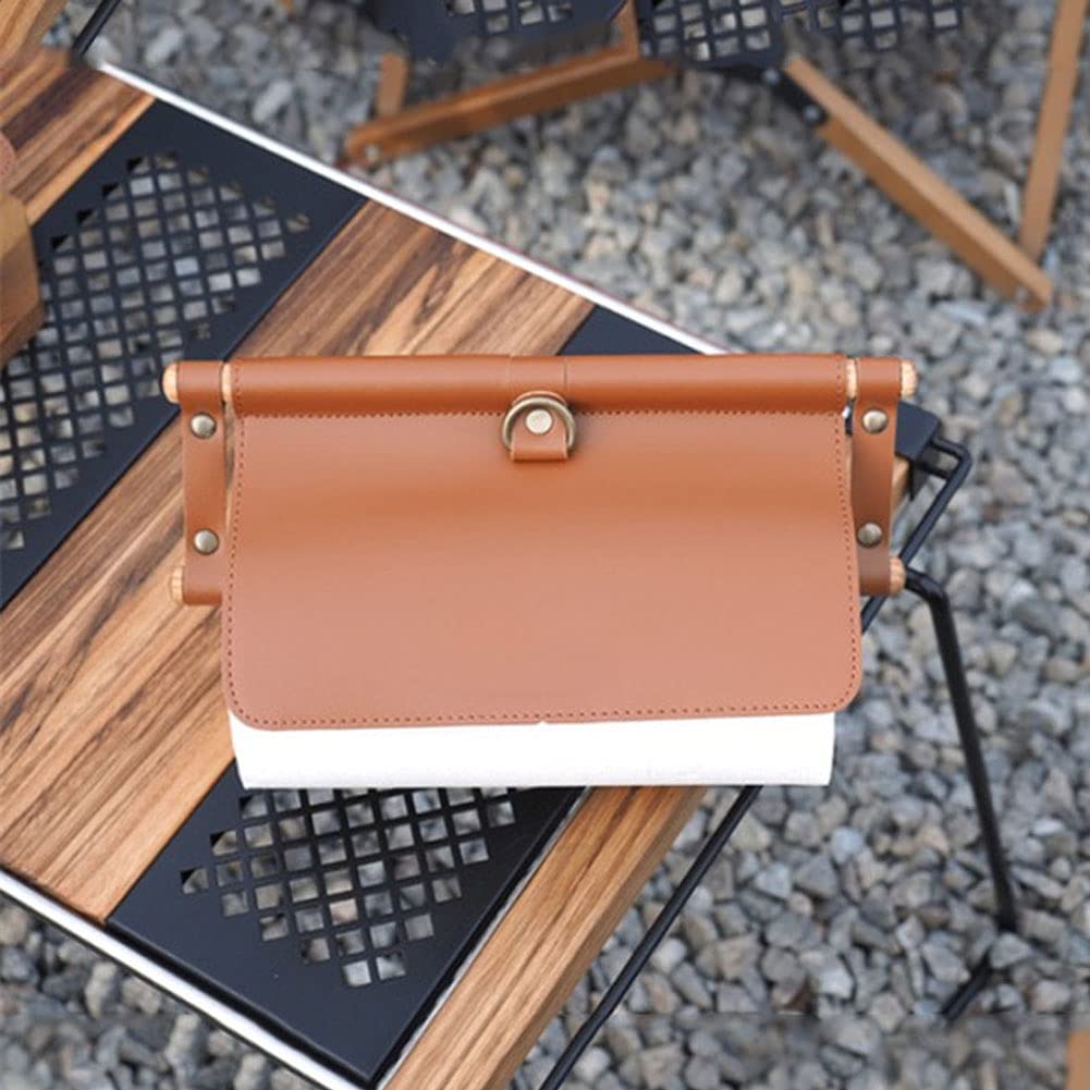 Kelendle Hanging Tissue Holder Camping Toilet Paper Holder Waterproof Tissue Box Paper Towel Dispenser Roll Hanging Cover Tissue