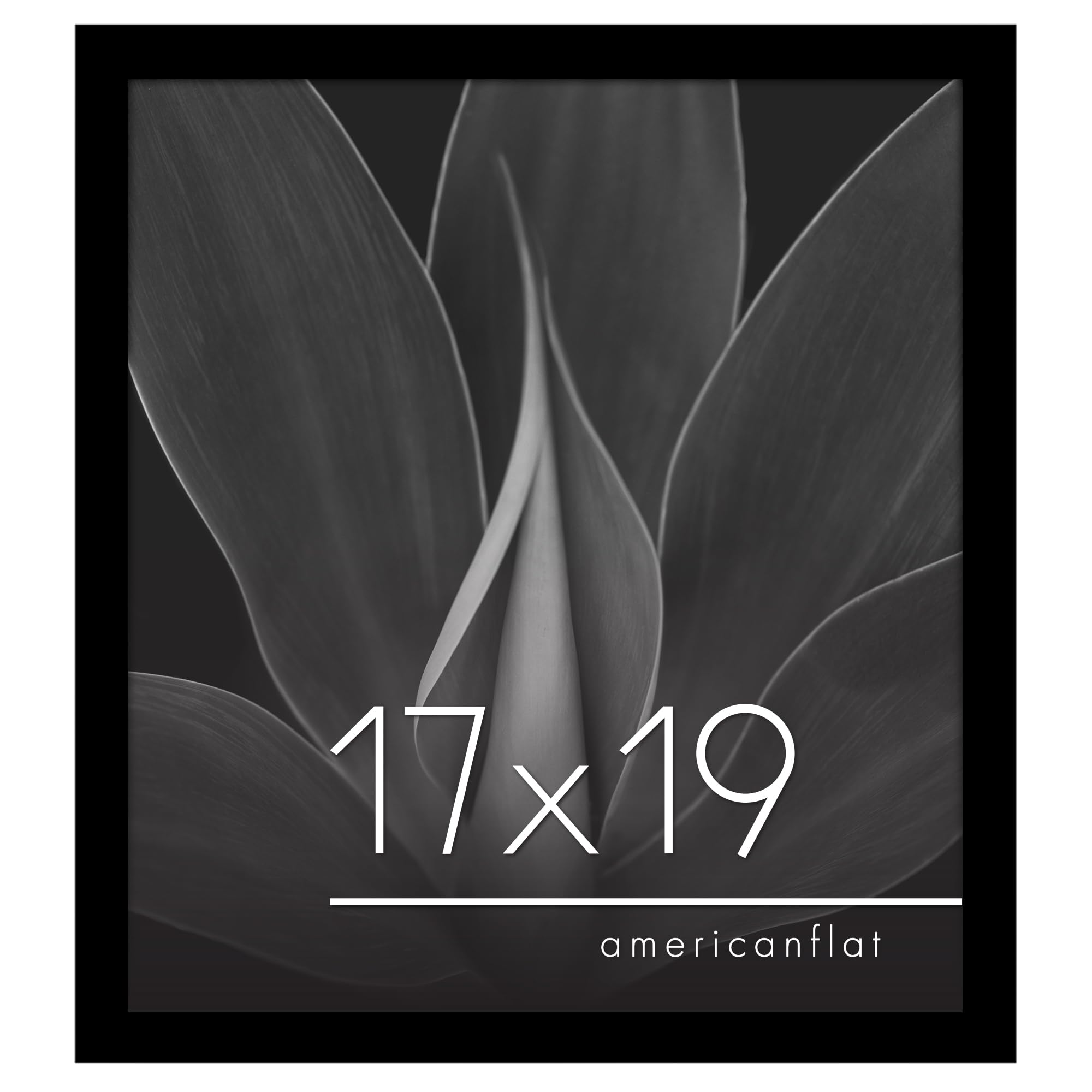 Americanflat 17x19 Picture Frame with Polished Plexiglass - Epic Collection - Gallery Wall Frames with Engineered Wood - Wide Ph